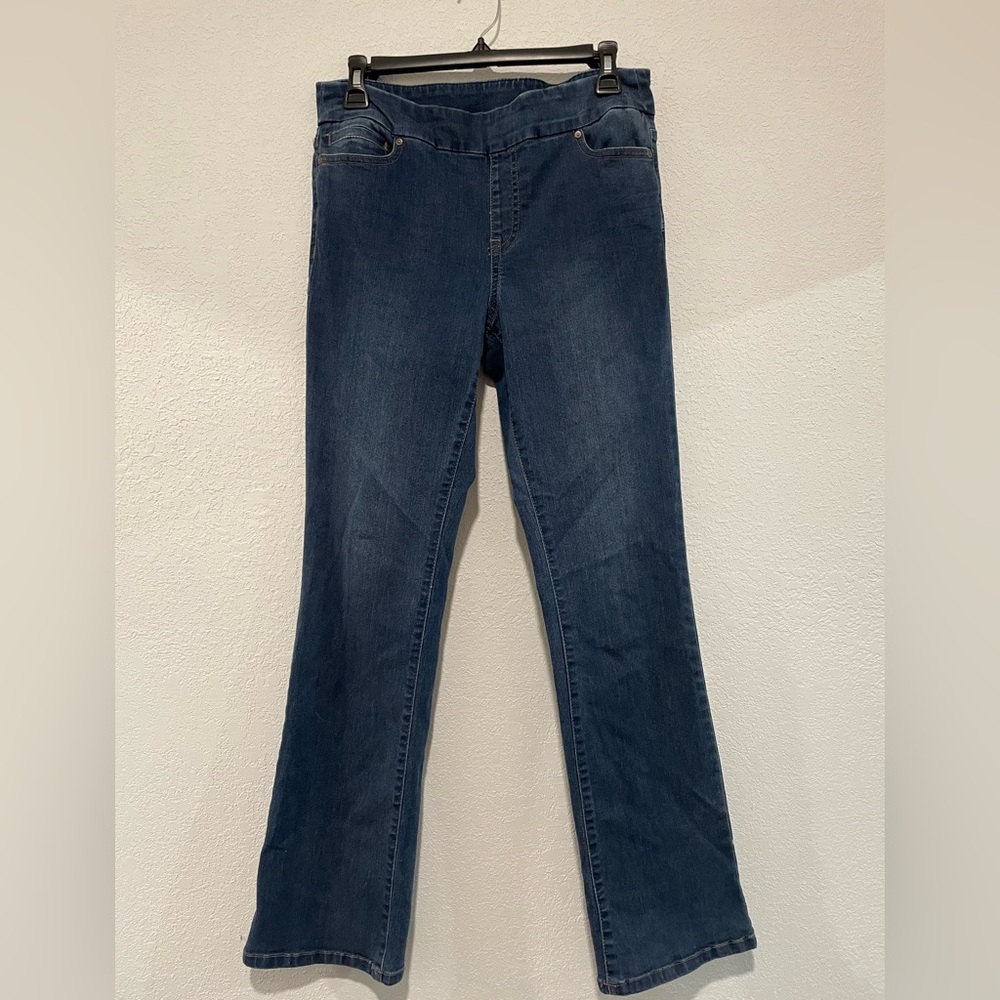 Westbound Dark Blue Wide Leg Jeans Super Stretchy